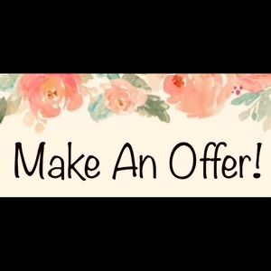 Reasonable offers welcome🌸